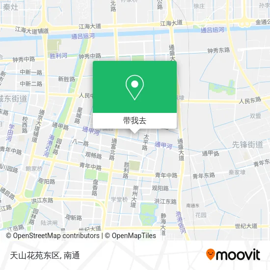 天山花苑东区地图