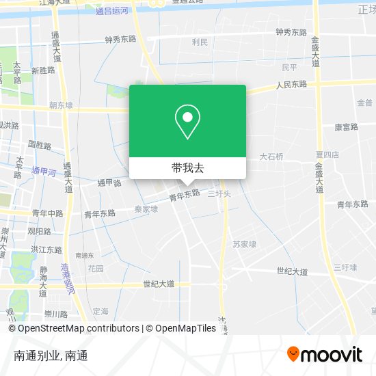 南通别业地图