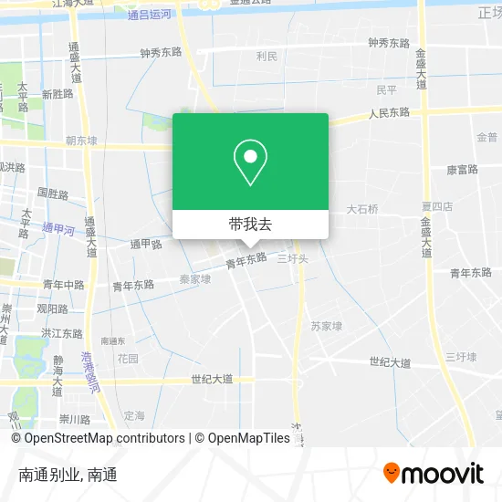 南通别业地图