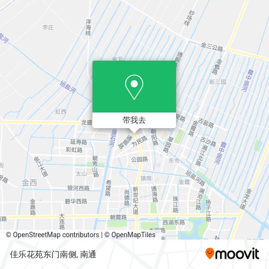 佳乐花苑东门南侧地图