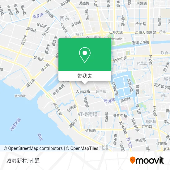 城港新村地图