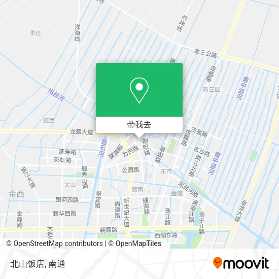 北山饭店地图