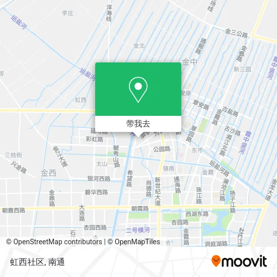 虹西社区地图