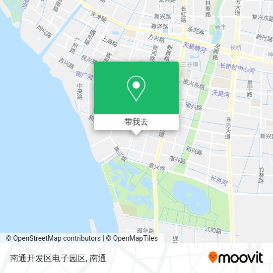 南通开发区电子园区地图