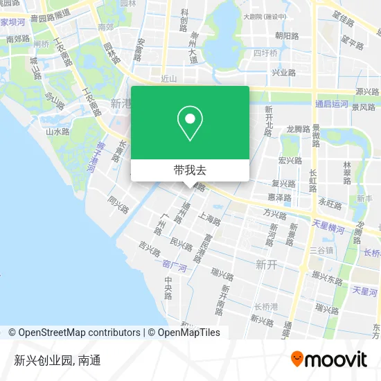 新兴创业园地图