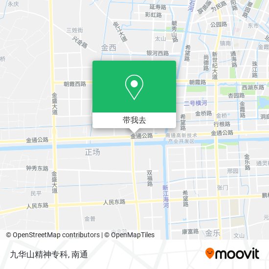 九华山精神专科地图