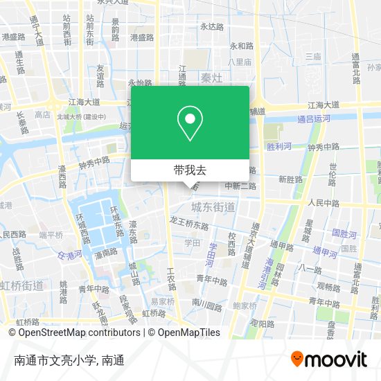 南通市文亮小学地图