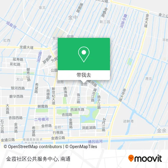 金霞社区公共服务中心地图