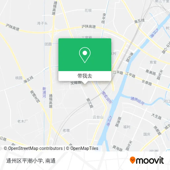 通州区平潮小学地图