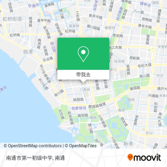南通市第一初级中学地图