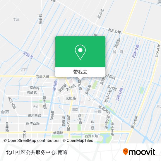 北山社区公共服务中心地图