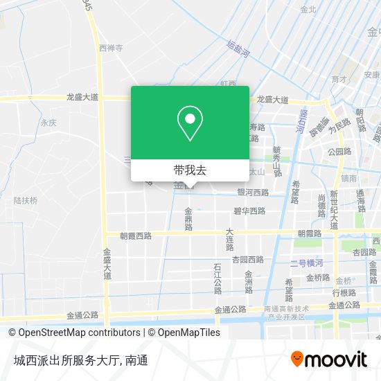 城西派出所服务大厅地图