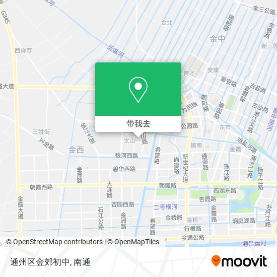 通州区金郊初中地图