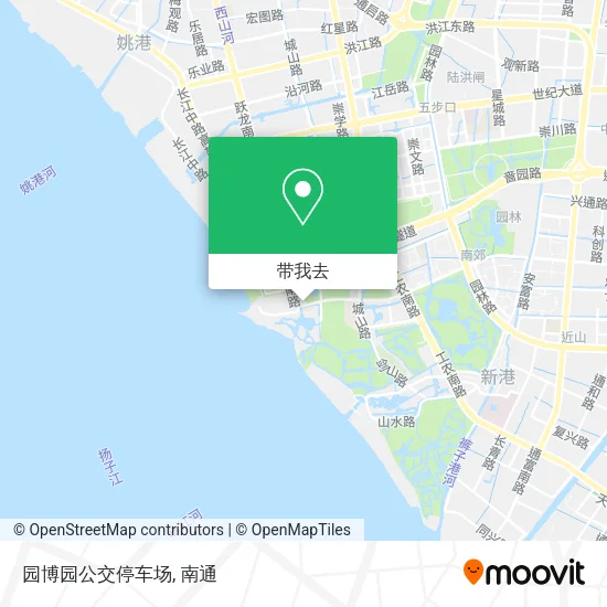 园博园公交停车场地图
