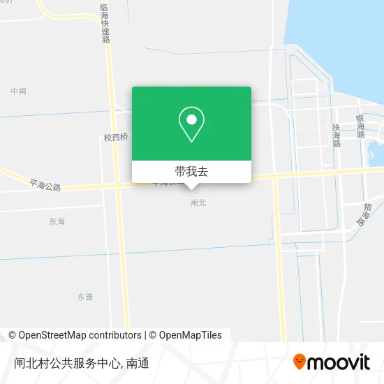 闸北村公共服务中心地图