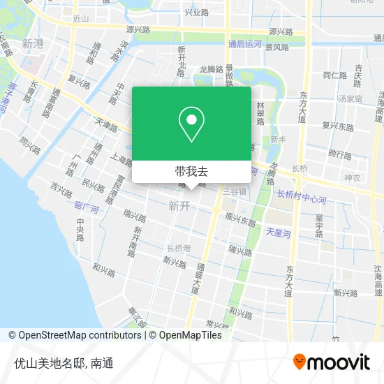 优山美地名邸地图