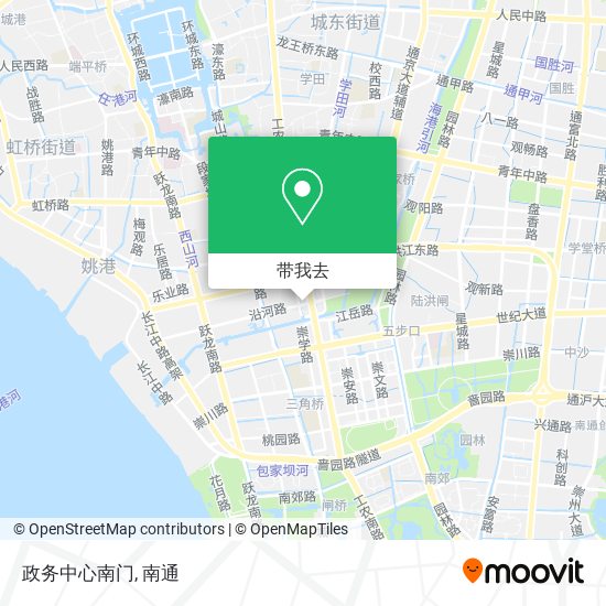 政务中心南门地图