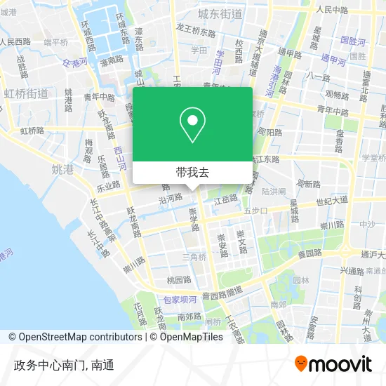 政务中心南门地图