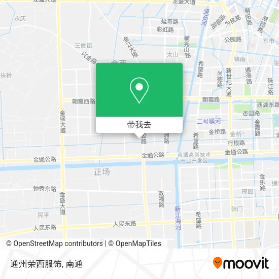 通州荣西服饰地图