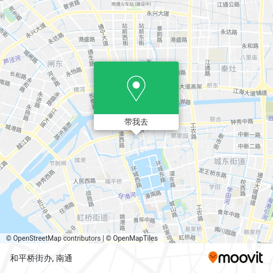 和平桥街办地图