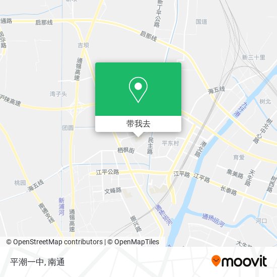 平潮一中地图