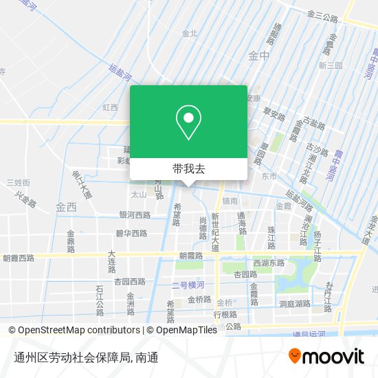 通州区劳动社会保障局地图