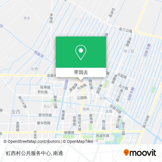 虹西村公共服务中心地图
