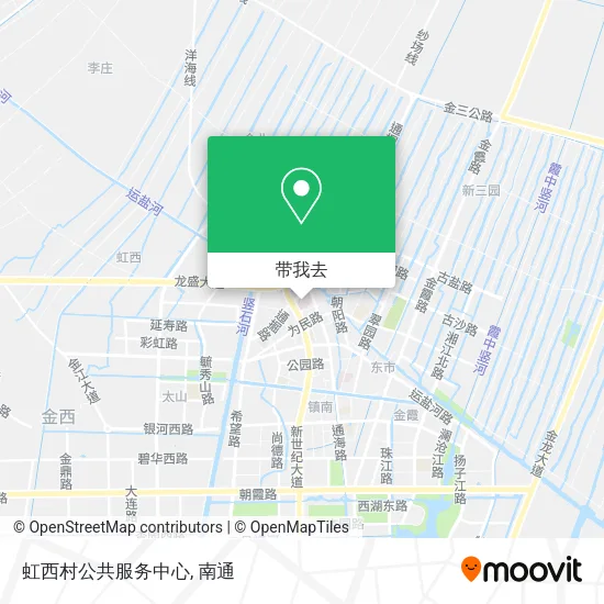 虹西村公共服务中心地图