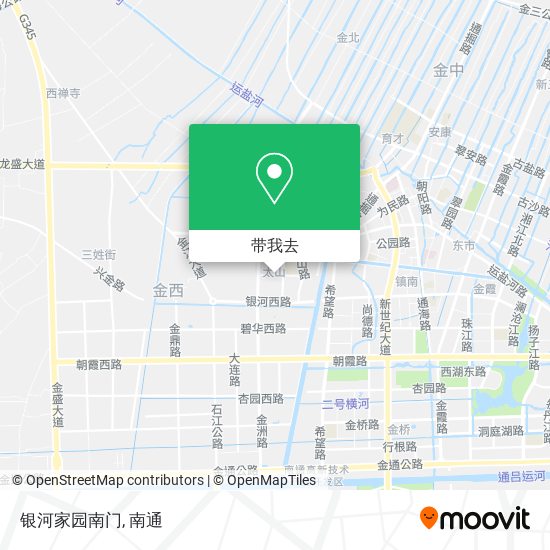 银河家园南门地图