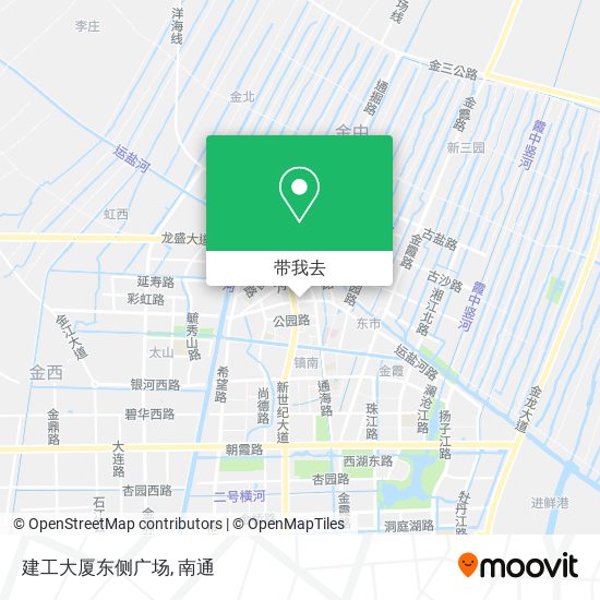 建工大厦东侧广场地图