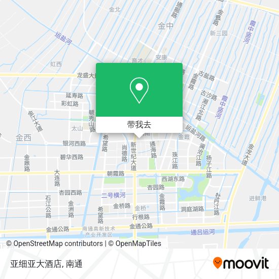 亚细亚大酒店地图