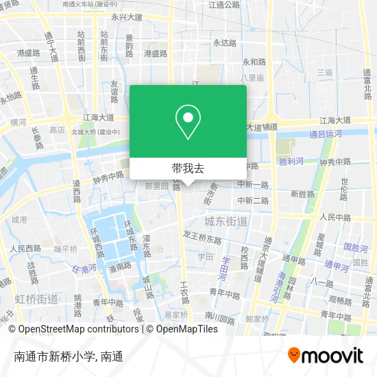南通市新桥小学地图