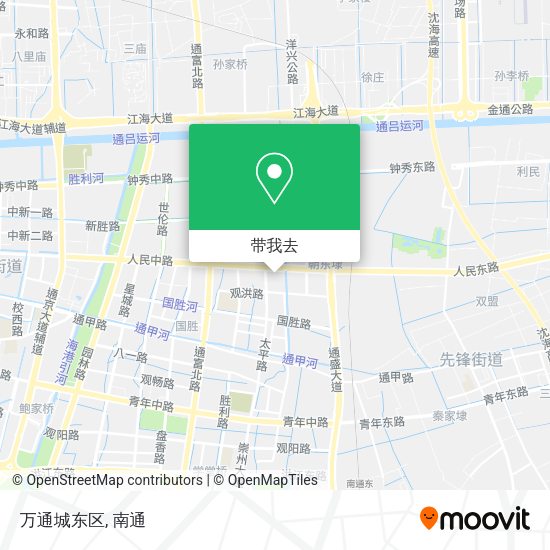 万通城东区地图