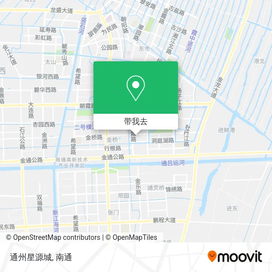 通州星源城地图