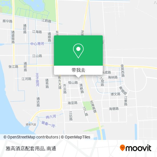 雅高酒店配套用品地图