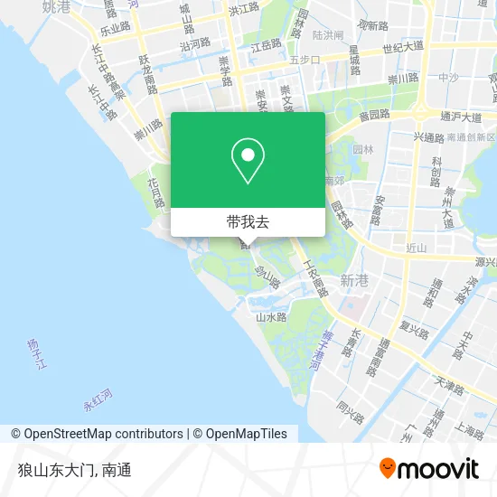 狼山东大门地图
