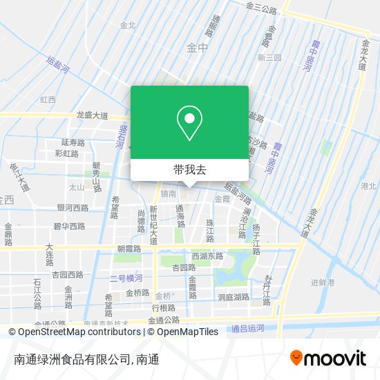 南通绿洲食品有限公司地图