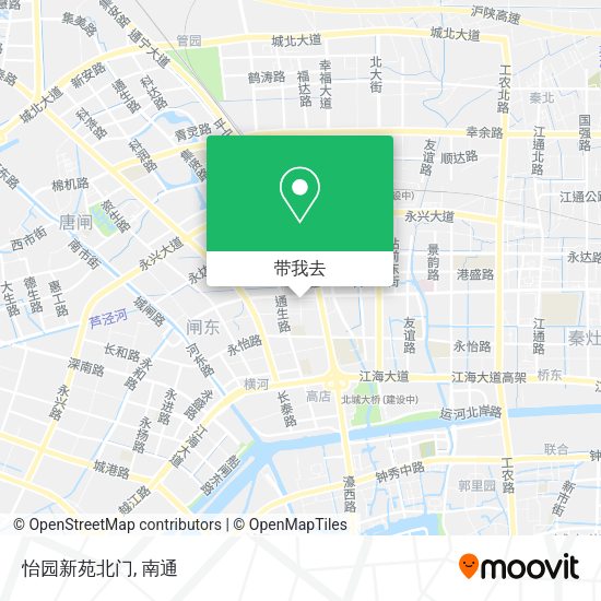 怡园新苑北门地图