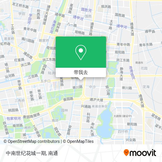 中南世纪花城一期地图