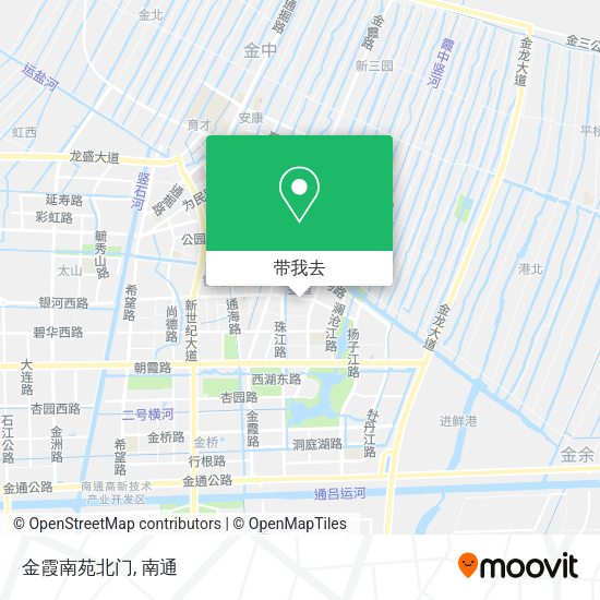 金霞南苑北门地图