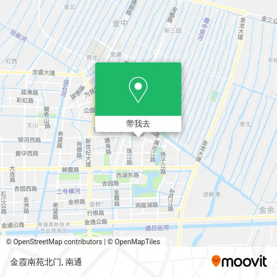 金霞南苑北门地图