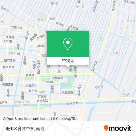 通州区育才中学地图