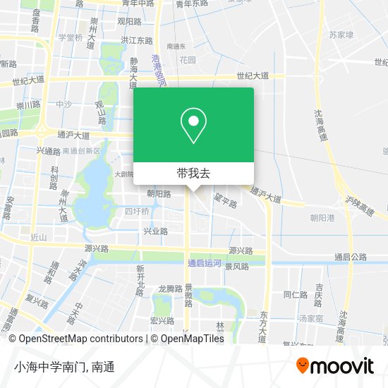 小海中学南门地图