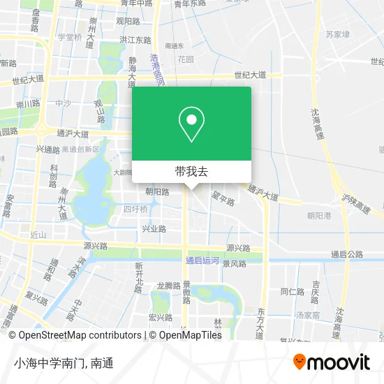 小海中学南门地图
