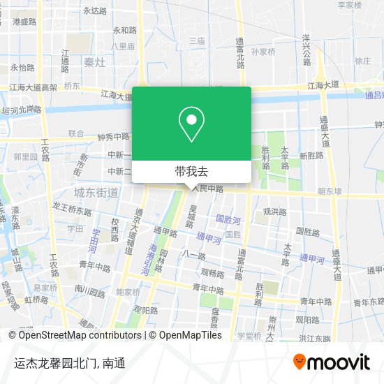 运杰龙馨园北门地图