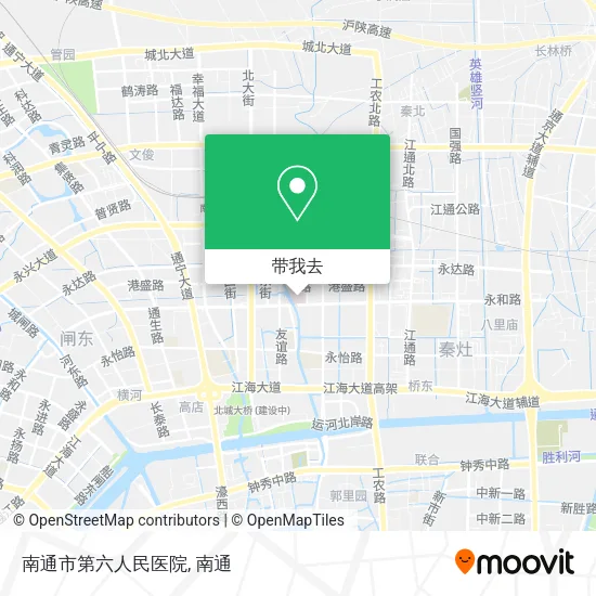 南通市第六人民医院地图