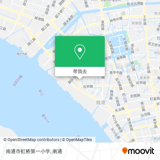 南通市虹桥第一小学地图