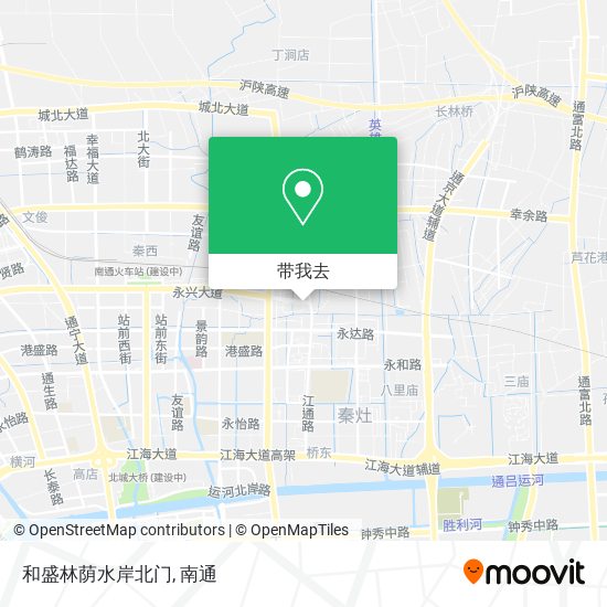 和盛林荫水岸北门地图