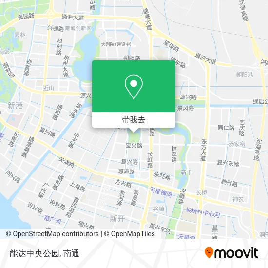 能达中央公园地图