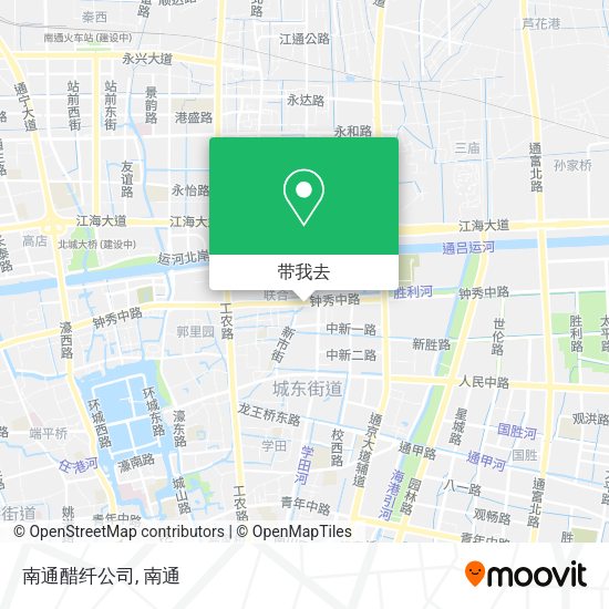 南通醋纤公司地图